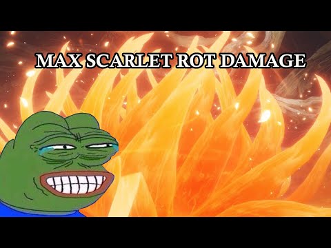 This Is What Max Scarlet Rot Damage Looks Like In Elden Ring