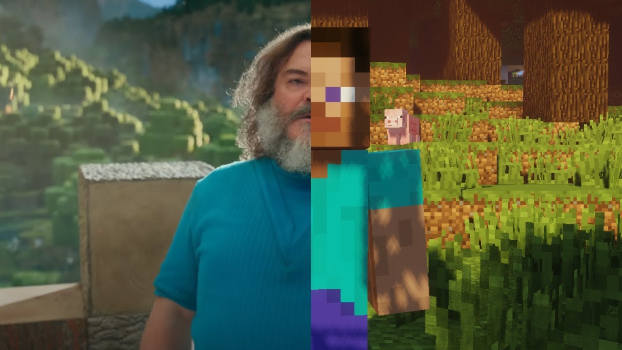 I remade the Minecraft Movie Trailer in Minecraft - YouTube