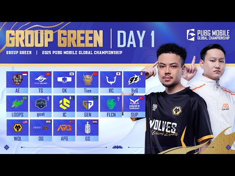 [EN] 2025 PMGC League | Group Green Day 1 | PUBG MOBILE Global Championship