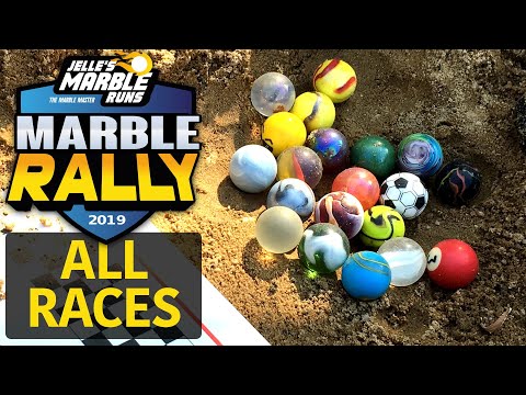 Sand Marble Rally 2019 ALL RACES - Jelle’s Marble Runs
