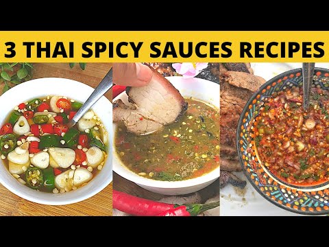 3 Thai Spicy Dipping Sauces/Table Sauce You Should Try - Prik Nam Pla, Nam Jim Seafood, Nam Jim Jaew