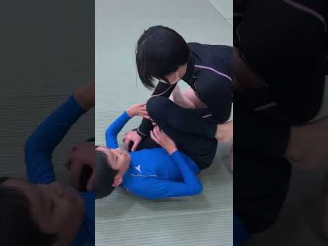 女子vs男子柔術スパーリング #武道塾 #柔術