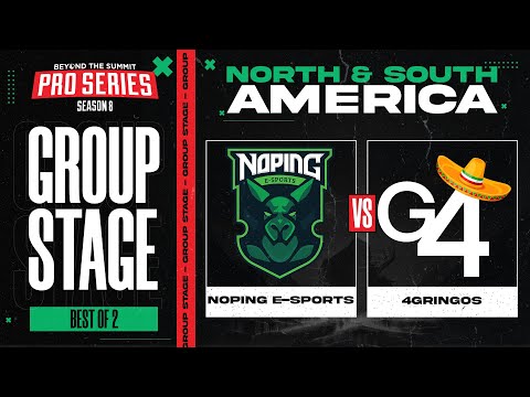 NoPing vs 4 Gringos Game 2 - BTS Pro Series 8 AM: Group Stage w/ rkryptic & neph