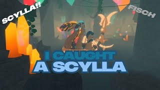 I caught a scylla! in Fisch in Roblox