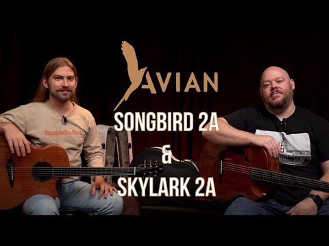 Avian Skylark 3A Natural All-solid Handcrafted African Mahogany Acoustic Guitar Bild 17