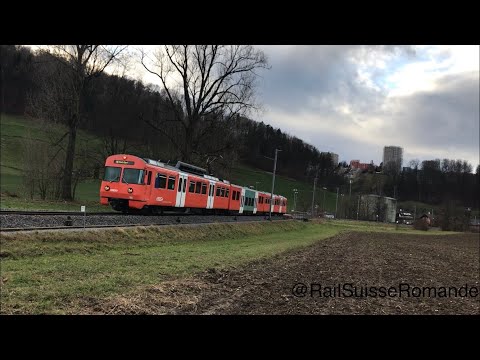 [ FR / DE ] Trafic ferroviaire au RBS / Bahnverkehr am RBS, letztes Tag der Mandarinli