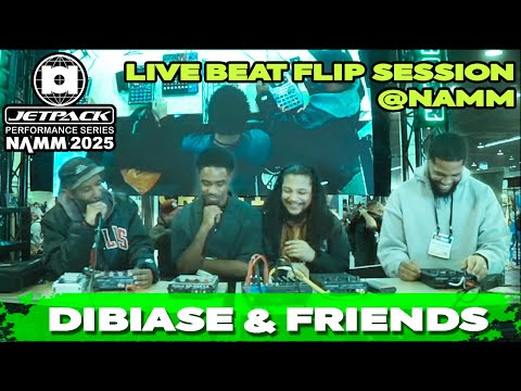 DIBIA$E & Friends Live Beat Set at NAMM 2025 | JetPack Bags x Beat Junkies Performance Series