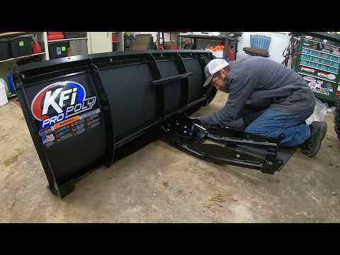 KFI PRO POLY PLOW 66" RZR S 900 INSTALL AND TEST