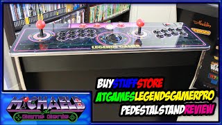 New AtGames Legends Gamer Pro Pedestal Stand Quick Release Review | MichaelBtheGameGenie