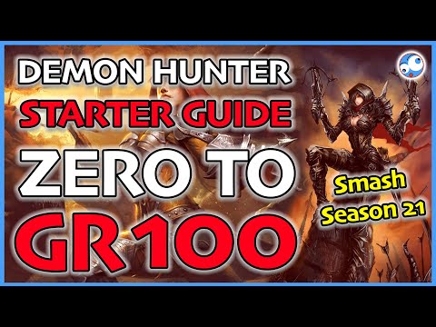 Diablo 3 Season 21 Demon Hunter Starter Guide (Level 1 - GR100) Shadow Impale and Gears of Dreadland