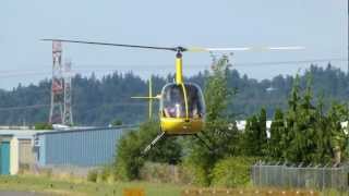 preview picture of video 'Jonathan Curto's first solo in the Robinson R22 Helicopter at Auburn airport WA 7/28/12'