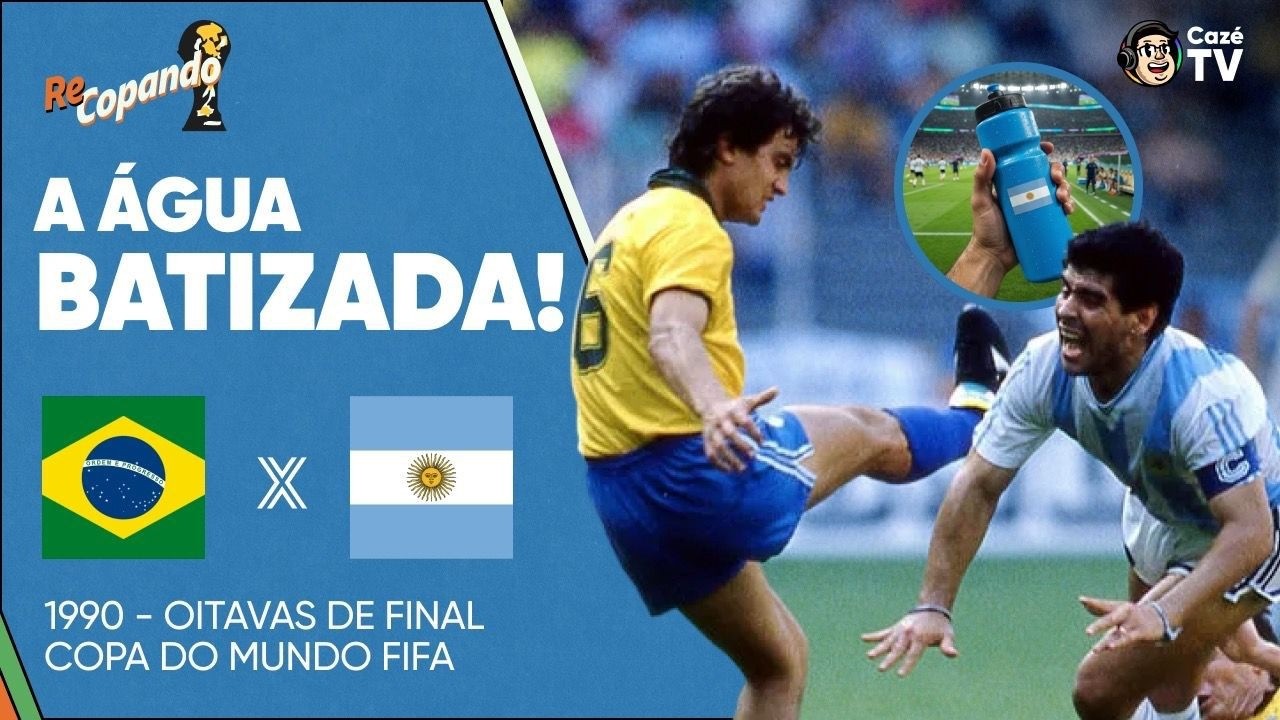 RELEMBRE BRASIL X ARGENTINA NAS OITAVAS DE FINAL DA COPA DO MUNDO FIFA 1990 | RECOPANDO
