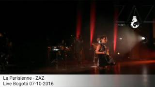 La Parisienne - ZAZ  Live Bogotá 07-10-2016
