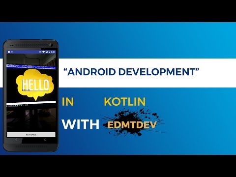 Kotlin Android Tutorial Firebase ML Kit Recognize Text