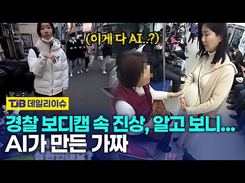 경찰 보디캠 속 진상, 알고 보니…AI가 만든 가짜