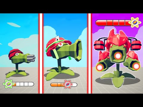 EVOLUTION OF ULTIMATE PEA SHOOTER (PLANT VS ZOMBIE) | TABS - Totally Accurate Battle Simulator