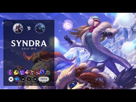 Syndra Mid vs Vex - KR Grandmaster Patch 12.13