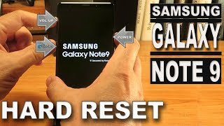Samsung Galaxy Note 9 Hard Reset (Factory Reset)