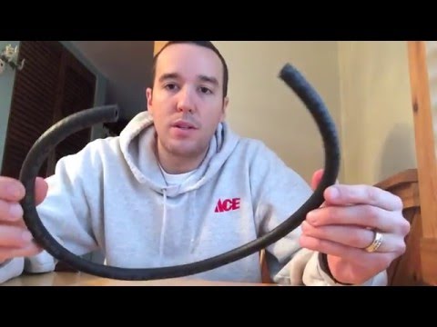 Replace old rusty fuel lines with rubber lines