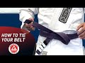 How to tie your belt | BJJ Techniques | Gracie Barra Carlton
