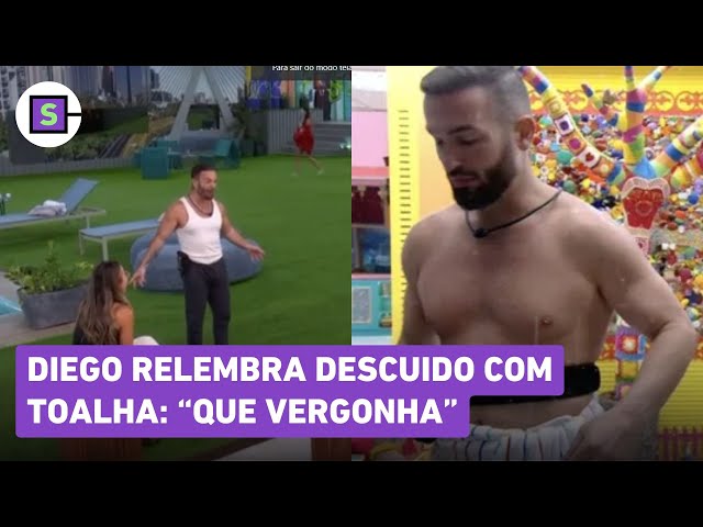 BBB 25: Vitória e Diego recordam situações em que passaram vergonha
