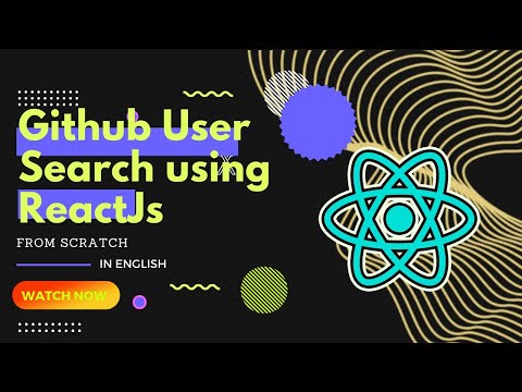 How To Create Github User Search From Scratch Using React Js Programming React