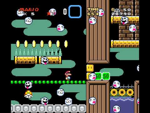 SCW - Ghost in the Shell (normal Exit) - SMW Kaizo Hack