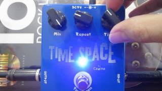 Video thumbnail for CALINE TIME SPACE ECHO DELAY GUITAR EFFECT PEDAL by chatreeo