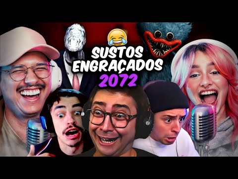 ATÉ NÓS FICAMOS ASSUSTADOS COM OS SUSTOS ENGRAÇADOS NAS LIVES 2072 | React Viralizou Clipes