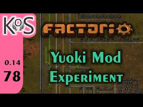 Factorio: Yuoki Mod Experiment Ep 78: Train Manufacturing - Let's Play, Gameplay 0.14