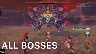 Ys IX -Monstrum NOX- ALL BOSSES 【Inferno/No Damage】