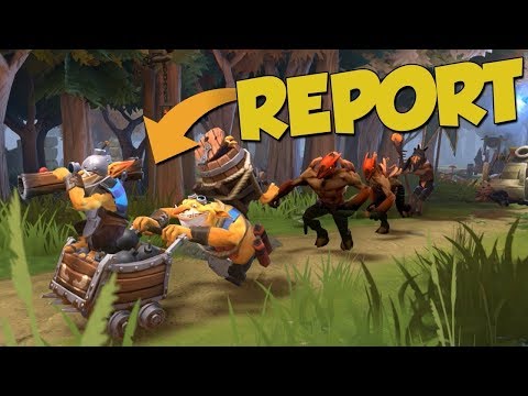 REPORT THE TECHIES!   DotA 2 Funny Moments + Arcana Giveaway!
