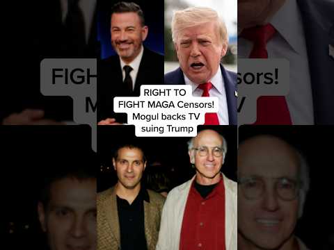 RIGHT TO FIGHT MAGA Censors! Mogul backs TV suing Trump