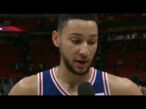 Ben Simmons reflects on 1st career triple-double and 76ers' win vs. Pistons | ESPN