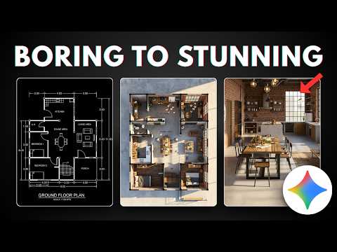 How to Transform Flat Floor Plans into STUNNING 3D Visualizations with Gemini AI