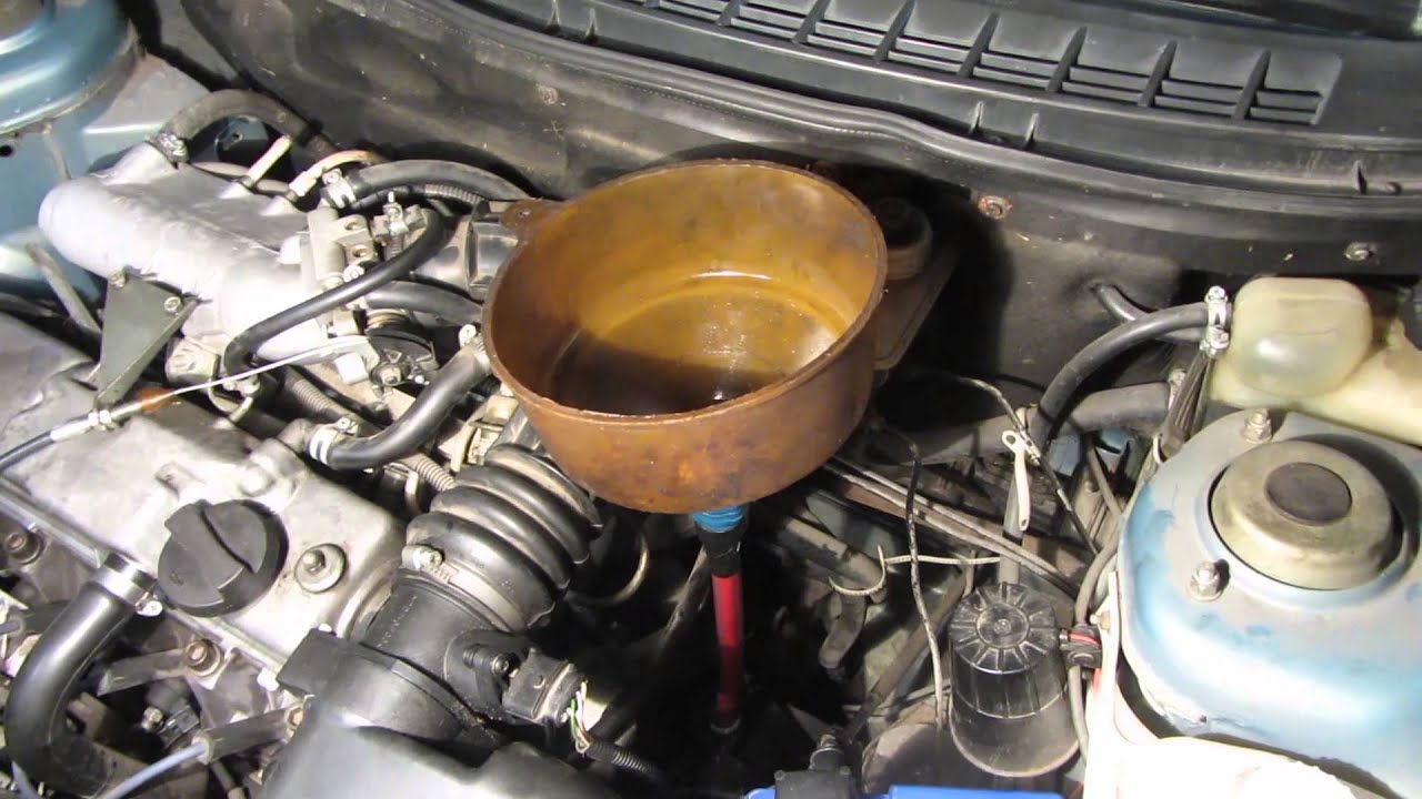 как залить масло в коробку ваз 2111