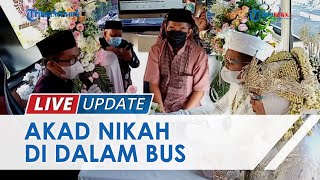 Cerita Pengantin di Pekalongan Gelar Akad Nikah di Bus Berjalan, sang Istri Ternyata 'Bus Mania'