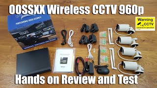 Wireless CCTV 960P / 1TB NVR / Push Notifications by OOSSXX [Unboxing and Complete Setup]