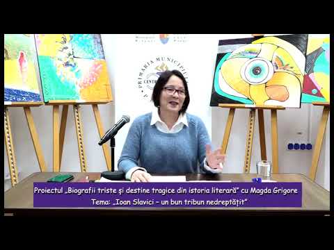 Proiectul „Biografii triste și destine tragice din istoria literară” cu Magda Grigore - Ioan Slavici