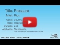 Pressure Riot Country Folk Inspirational YouTube Audio Library BGM