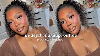 My IN-DEPTH Everyday Makeup Routine | Products + Brushes