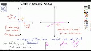Angles in Standard Position