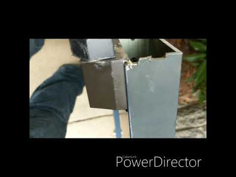 Installation of a full surface continuous hinge to...