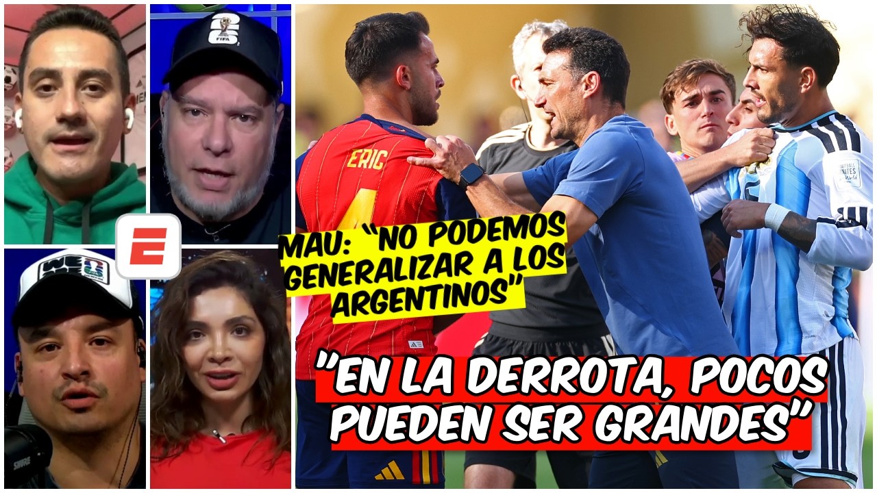 ESTALLA DEBATE por ARGENTINA y su COMPORTAMIENTO tras PERDER vs ESPAÑA en Mundial | Es Así y Punto