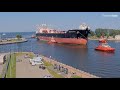 Crude Tanker Inbound For Drydocking, Gdansk Poland