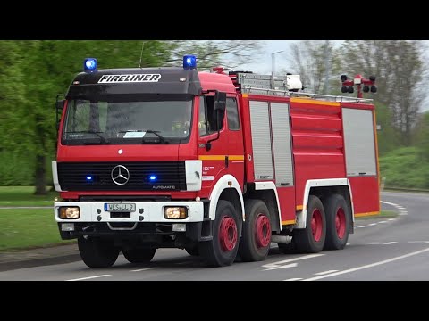 [GASLECK im WERK WEST!] - Werkfeuerwehr INOVYN | ELW 1, SLF & ULF auf Einsatzfahrt!