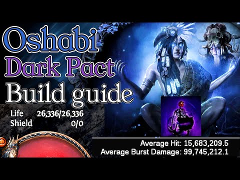 POE 3.27 Oshabi Dark Pact build guide l Occultist l T17 & Uber Viable l 26k life stacking bosskiller