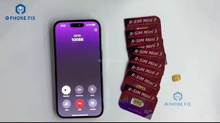 Unlock iPhone 13/14/15/16 Carrier via R-SIM Mini3 Unlock Card (Dual SIM Card Unlocking)