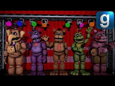 Gmod FNAF | New Mediocre Melodies FNAF 1 Style Models!
