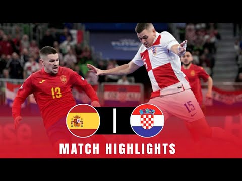 Spain vs Croatia - Semi-finals  - UEFA Futsal Euro 2026- Match Highlights 